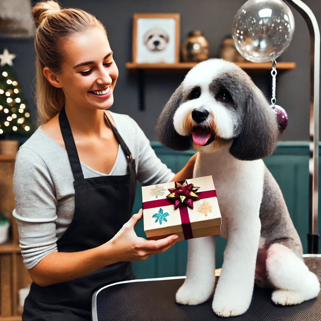 Holiday gift for a dog groomer as a token of appreciation.