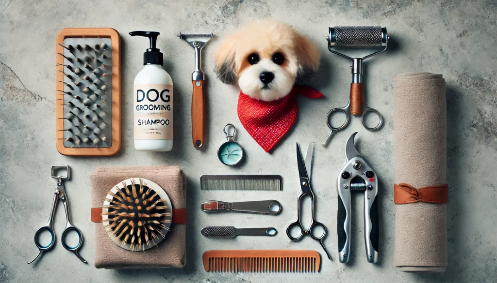 Clipping a dog’s nails safely with professional dog nail clippers.